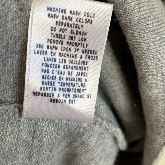 GUESS Men's Quarter-Zip Jersey Raw Edge Hoodie-Size XL - Picture 9 of 11